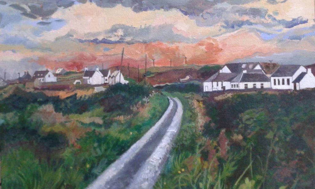 Road to Kilchattan, Isle of Colonsay: Greeting Cards & Prints